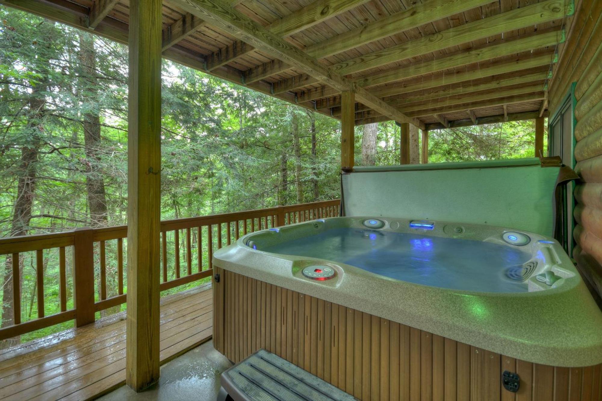 K6 Lodge Gather Around The Firepit Soak In The Hot Tub And Splash In The Creek Blue Ridge Exteriér fotografie