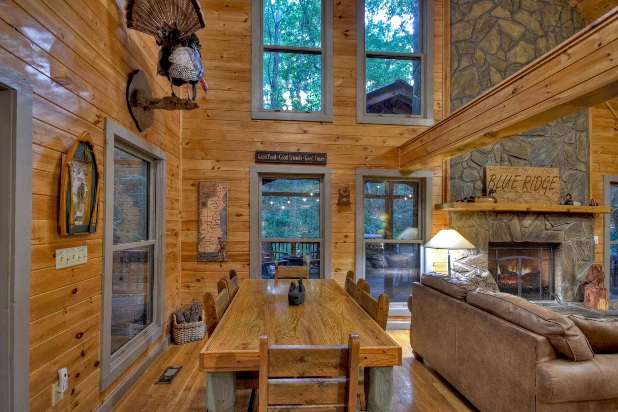 K6 Lodge Gather Around The Firepit Soak In The Hot Tub And Splash In The Creek Blue Ridge Exteriér fotografie